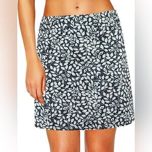 Oyamiki Active Athletic Skort Skirt Lightweight Gold Tennis Skirt Navy White M